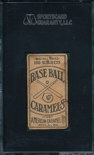 1910 E90-2 Babe Adams American Caramel Co. SGC 30