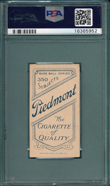 1909-1911 T206 Browne, Washington, Piedmont Cigarettes Cigarettes PSA 5