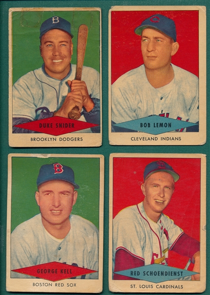 1954 Red Heart Lot of (13) W/ Snider