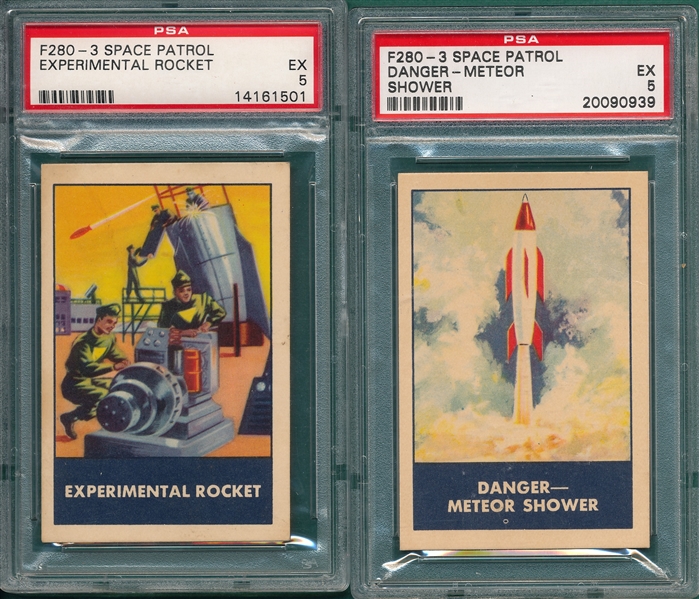 1950s Rice Chex F280-3 Space Patrol Lot of (14) PSA