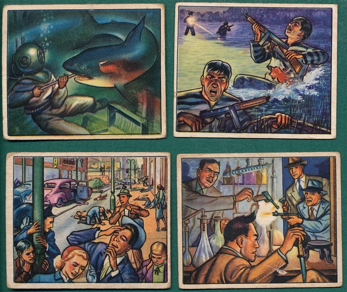 1950 Bowman Wild Man (22) Card Lot 