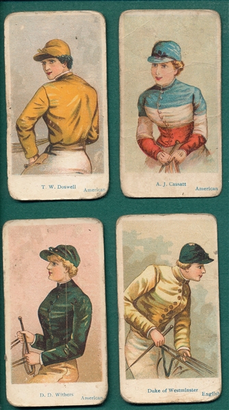1910 E47 Jockeys, American Caramel Co., Complete Set (20)