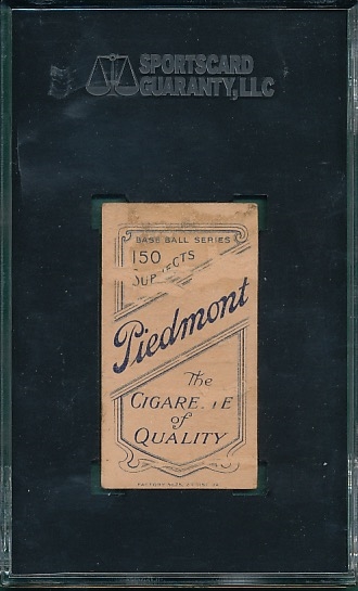 1909-1911 T206 Chance, Red Portrait, Piedmont Cigarettes SCG 10