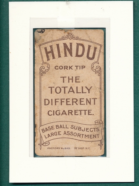 1909-1911 T206 Powell Hindu Cigarettes 
