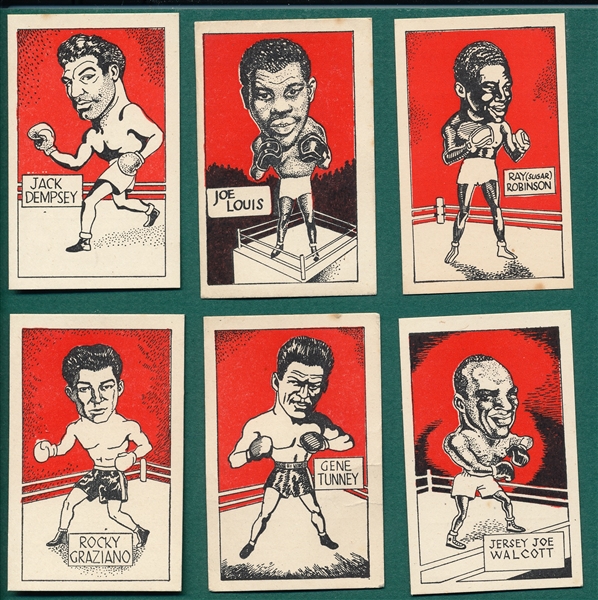 1949 D. Cummings & Son Famous Fighters, Complete Set (64)