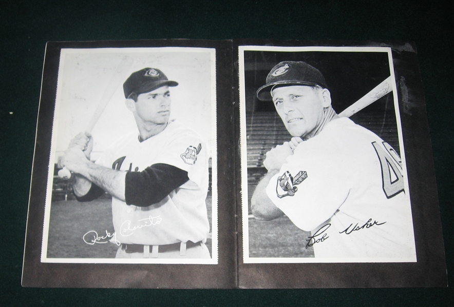 1958 Cleveland Indians Photo Album W/ Roger Maris, Rookie
