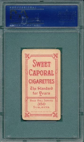 1909-1911 T206 Marquard, Hands at Thighs, Sweet Caporal Cigarettes PSA 4