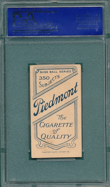 1909-1911 T206 McGinnity Piedmont Cigarettes PSA 5