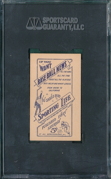 1911 M116 Wiltse Sporting Life PSA 7