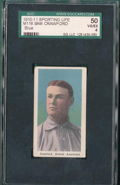 1911 M116 Crawford, Blue, Sporting Life SGC 50