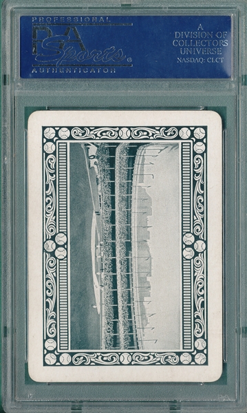 1914 Polo Grounds Game Ed Plank PSA 7
