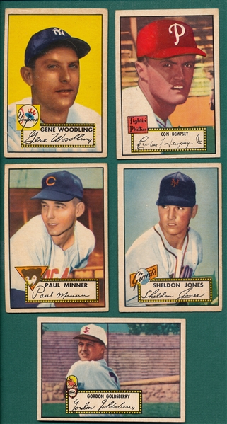 1952 Topps Lot of (22) W/ Woodling