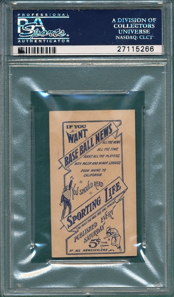 1911 M116 Sherry Magee Sporting Life PSA 5