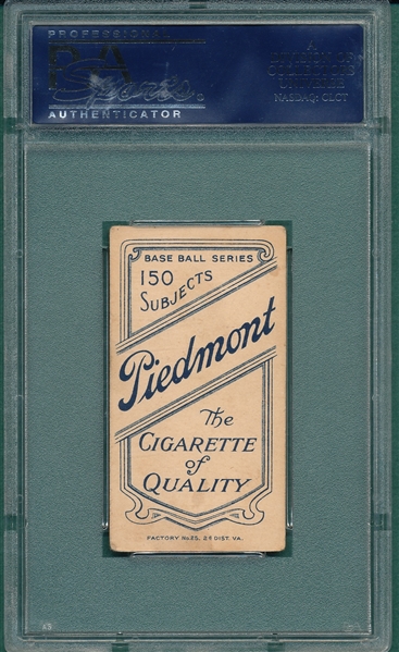 1909-1911 T206 Cross Piedmont Cigarettes PSA 3