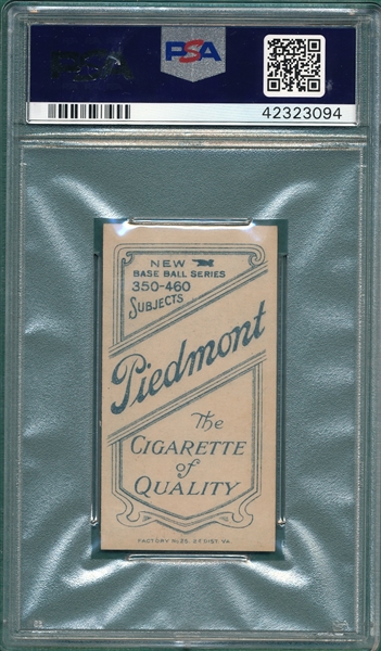 1909-1911 T206 Herzog, Boston, Piedmont Cigarettes PSA 7 (MC)