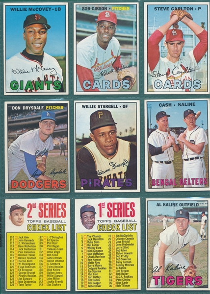 1967 Topps Lot of (108) W/ Banks