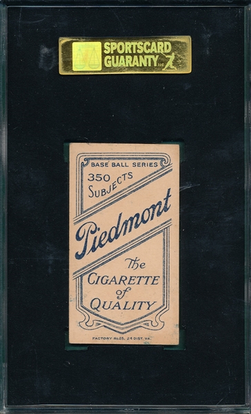 1909-1911 T206 Clancy Piedmont Cigarettes SGC 84