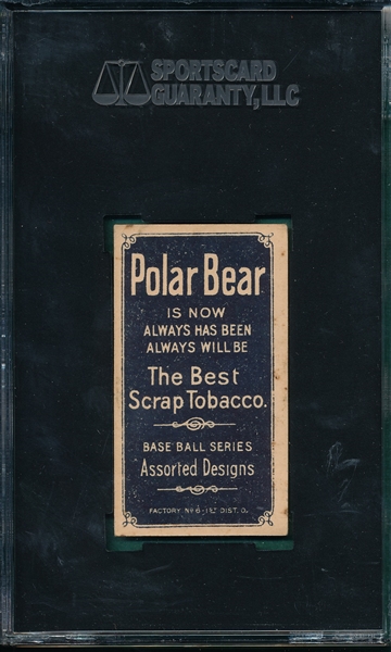 1909-1911 T206 Bender, No Trees, Polar Bear SGC 50