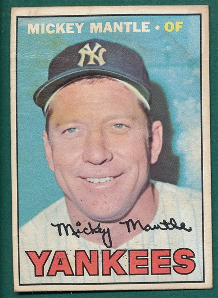 1967 Topps #150 Mickey Mantle