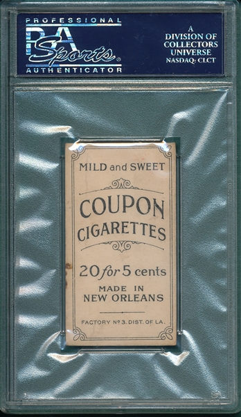 1914 T213-2 Bridwell, St. Louis, Coupon Cigarettes, PSA 2 *Federal League*