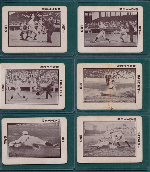1913 WG5 National Game Lot of (9) W/ Rules & Score Card