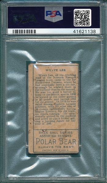 1911 T205 Lee Polar Bear PSA 1
