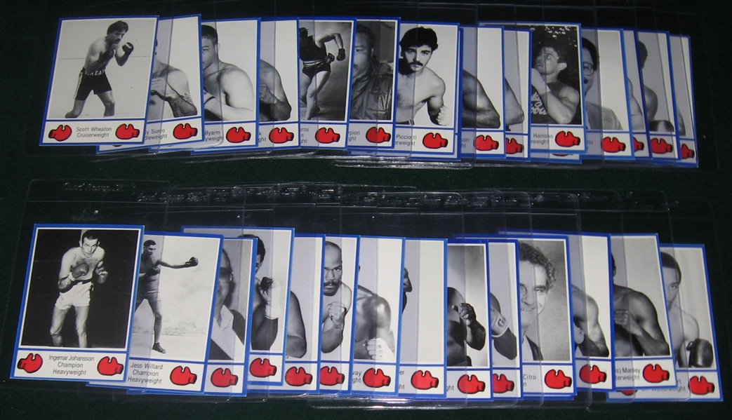 1985 Brown's Boxing Cards Complete Set (35)