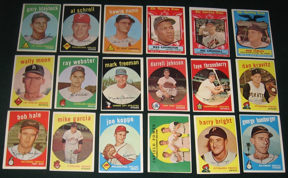 1959 Topps Lot of (22) High Numbers