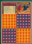 1930s Baseball Punchboards Lot of (5)