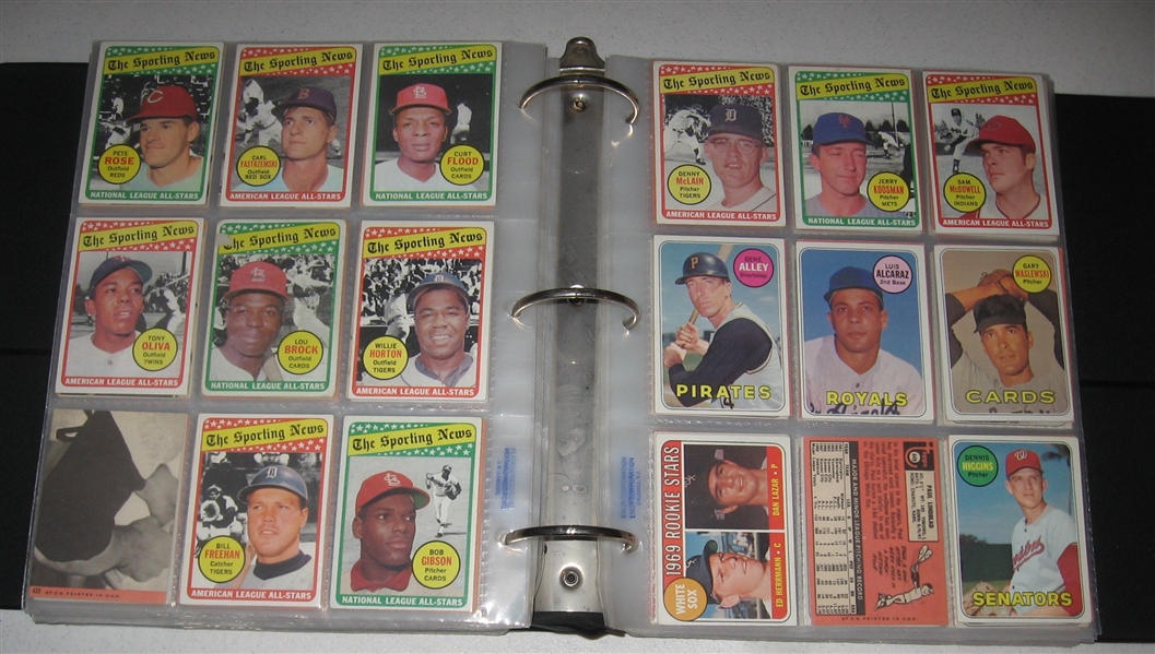 1969 Topps Baseball Complete Set (664) 