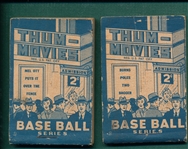 1937 R342 Goudey Thum-Movies #1 Burns & #3 Ott, Lot of (2)