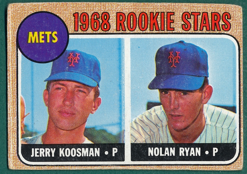 1968 Topps #177 Koosman/Ryan, *Rookie*