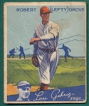 1934 Goudey #19 Lefty Grove
