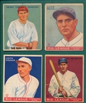 1933 Goudey Lot of (19) W/ #107 Manush