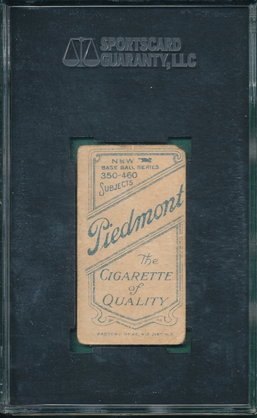 1909-1911 T206 Wiltse, Pitching, Piedmont Cigarettes SGC 10 *Factory 42*
