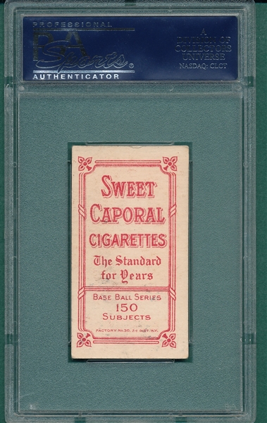 1909-1911 T206 Griffith, Portrait, Sweet Caporal Cigarettes PSA 4