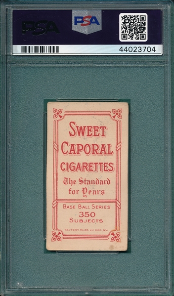1909-1911 T206 Hinchman, Harry, Sweet Caporal Cigarettes PSA 4