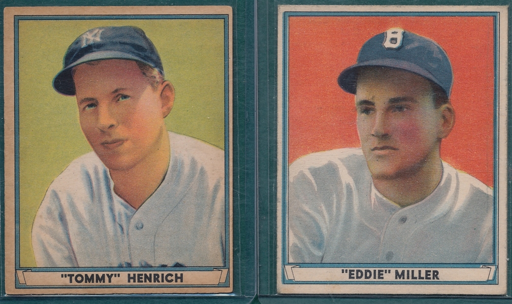 1941 Play Ball Lot of (14) W/ #39 Tommy Henrich