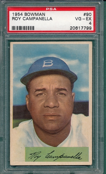 1954 Bowman #90 Roy Campanella PSA 4