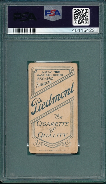 1909-1911 T206 Gandil Piedmont Cigarettes PSA 1