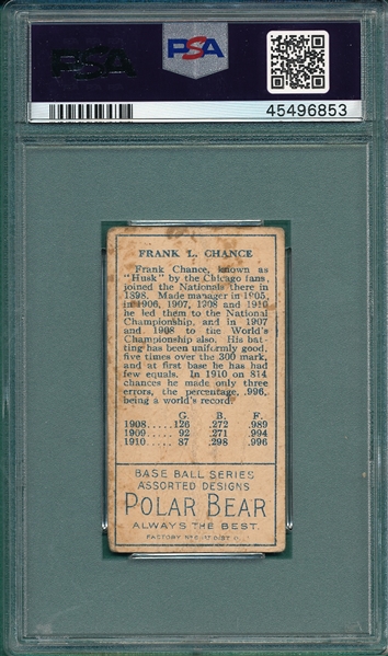 1911 T205 Chance Polar Bear PSA 1