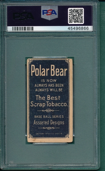 1909-1911 T206 Berger Polar Bear PSA 3