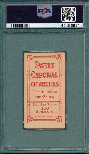 1909-1911 T206 O'Hara, NY, Sweet Caporal Cigarettes PSA 4 *Factory 25*
