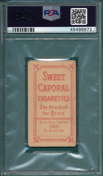 1909-1911 T206 Graham, Boston, Sweet Caporal Cigarettes PSA 1.5