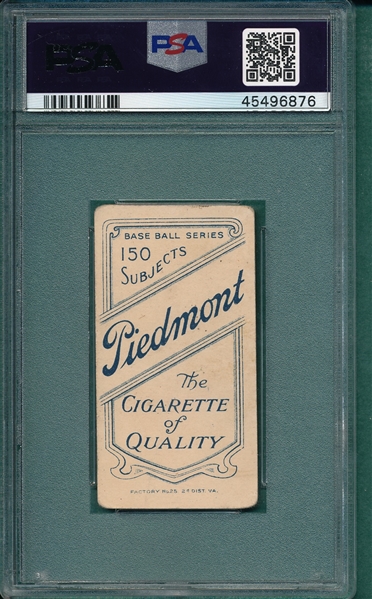 1909-1911 T206 Oldring, Fielding, Piedmont Cigarettes PSA 2
