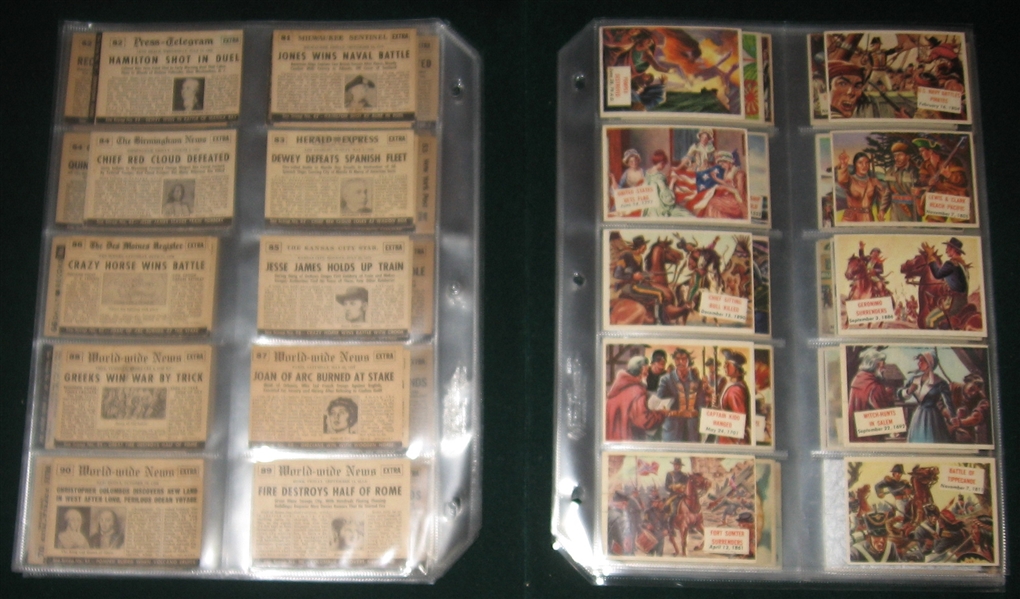1954 Topps Scoops Complete Set (156)
