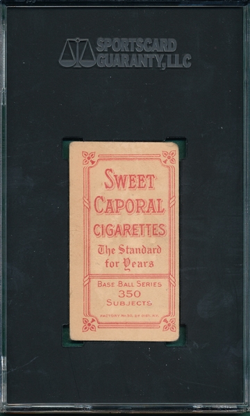 1909-1911 T206 Pickering Sweet Caporal Cigarettes SGC 2.5
