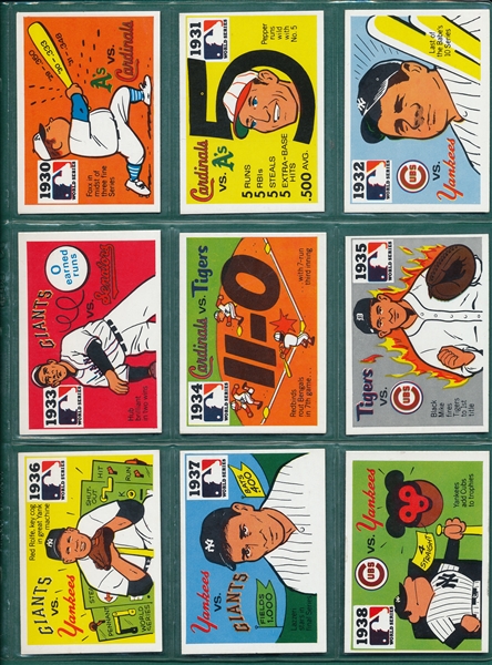1971 Fleer World Series Complete Set (68)