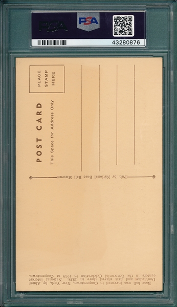 1939-43 Hall of Fame PC, Alexander, Sepia Postcard, PSA 3, *Pop 6*
