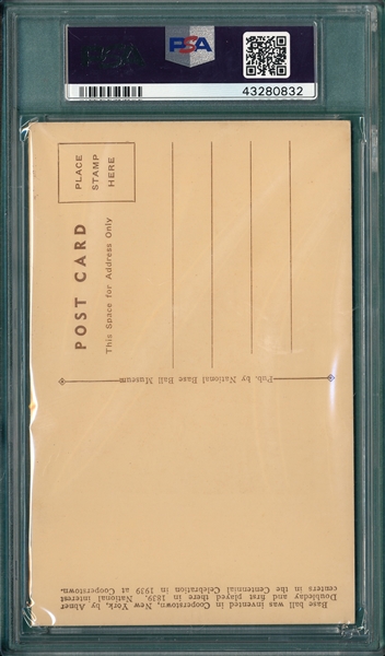 1939-43 Hall of Fame PC, Lajoie, Sepia Postcard, PSA 4, *Low Pop*